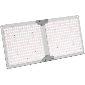 Lampa do uprawy wzrostu roślin pełne spektrum 60 x 24 cm 468 LED 220 W srebrna