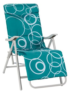 Fotel pozycyjny TILLATOBA z podnóżkiem zielony