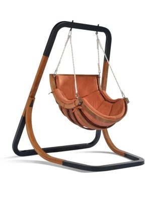 Fotel wiszący ALPHA 1 ze stelażem terracotta