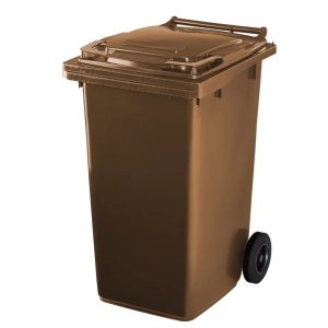Pojemnik brązowy na odpady biodegradowalne - 240 l