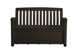Ławka ogrodowa PATIO BENCH brązowa - 227 l