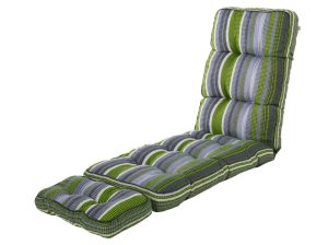Poduszka na leżankę NEBRASKA 2w1 zielono-szara