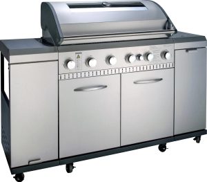 Landmann Kuchnia gazowa INOX 6+1-palnikowa 24
