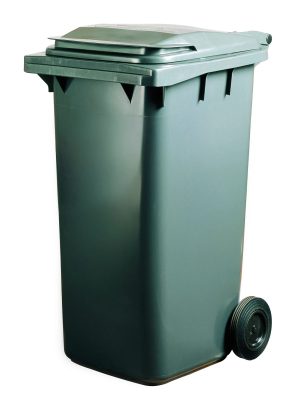 Pojemnik zielony na odpady szklane - 240 l