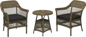 Komplet mebli balkonowych ROSETOWN natura 3-częściowy