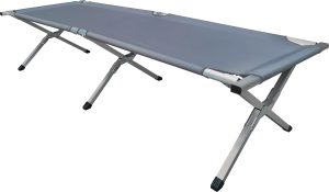 Leżanka kempingowa GAONA szara