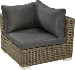 Fotel ogrodowy STRATFORD narożny nature dark