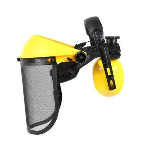 Osłona twarzy siatka z ochronnikami słuchu