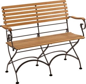 Ławka ogrodowa MONTGOMERY eukaliptus 2-osobowa