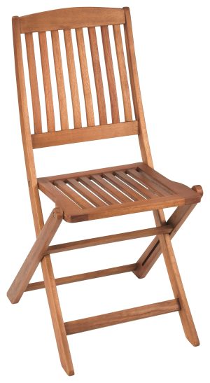 Krzesło ogrodowe GREENVILLE bez podłokietników eukaliptus