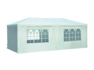 Pawilon ogrodowy biały - 3 x 6 m