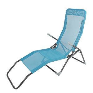 Leżanka ogrodowa CHARLIE niebieska