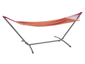 Stojak do hamaka Jeddito stalowy 310x118x10 cm
