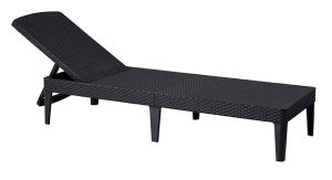 Leżanka składana JAIPUR grafitowa