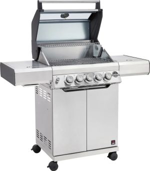 Jamestown Grill gazowy KNOX inox 3+2-palnikowy 17