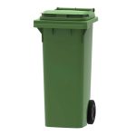 Pojemnik zielony na odpady szklane - 80 l