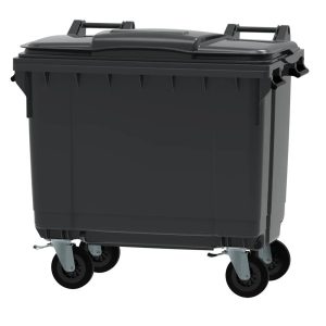 Pojemnik szary na odpady zmieszane - 660 l