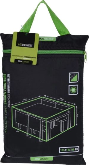 Pokrowiec na meble ogrodowe czarny - 165 x 140 cm