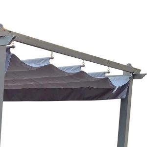 Pawilon ogrodowy JARVIS aluminium - 4 x 3 m