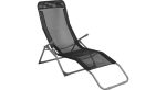 Leżanka plażowa LAZY czarna