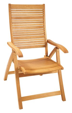 Krzesło ogrodowe CHELSEA 5-pozycyjne eukaliptus