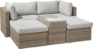 Komplet mebli wypoczynkowych OLEA modułowy 5-częściowy