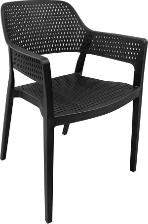 Krzesło ogrodowe MAIPU czarne