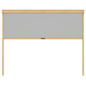 Markiza manualna LUXE w kolorze drewna - 2,7 x 2,38 m