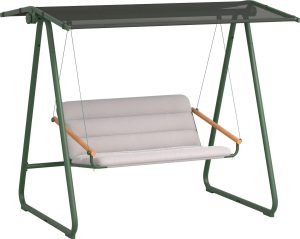 Huśtawka ogrodowa ALLENBY szara 2-osobowa