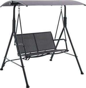 Huśtawka ogrodowa APANGO antracyt 2-osobowa