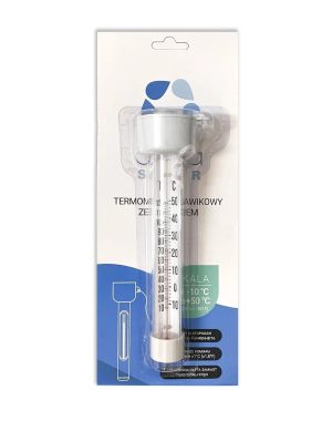 Termometr basenowy spławikowy Deluxe biały
