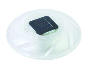 Pływająca lampa LED do basenów płaska, światło białe/RGB