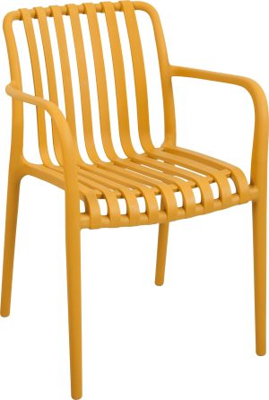 Krzesło ogrodowe MERRYDALE żółte