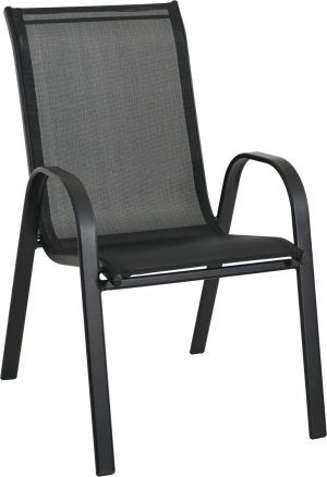 Krzesło ogrodowe URANDI czarne