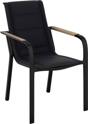 Krzesło ogrodowe GOVENLOCK czarne