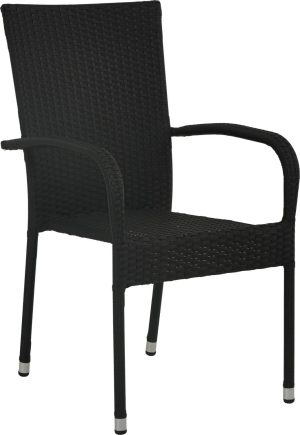 Krzesło ogrodowe SONCOR czarne