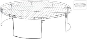 Ruszt grillowy ze składanymi nóżkami - śr. 65 cm