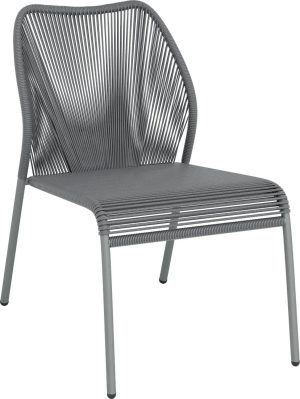 Krzesło ogrodowe HEDLEY szare