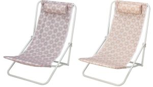 Leżak plażowy, mix kolorów