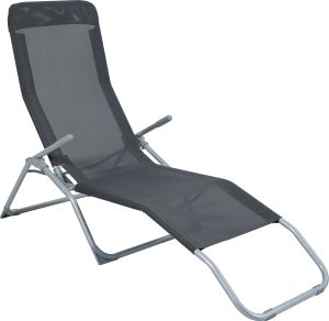 Leżanka ogrodowa PANDO LAZY antracyt