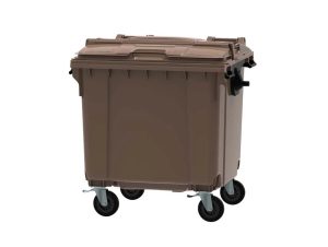 Pojemnik brązowy na odpady biodegradowalne - 1100 l