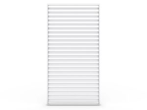 Panel żaluzjowy LUXE biały - 0,9 x 2,18 m