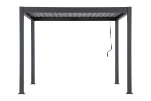 Pergola żaluzjowa KENT aluminium  - 3 x 3 m